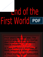 End Of First World War