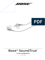 Bose Soundtrue: In-Ear Headphones