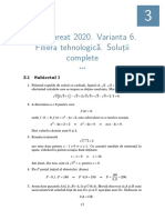 Rezolvare Subiecte Bacalaureat 2020 - Matematica-Tehnologic