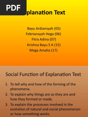 Explanation Text About Social Phenomenon Studi Indonesia