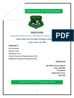 Bangladesh University of Professionals: Term Paper