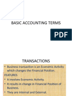 Accounts Terms