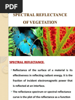 Spectral Reflectance of Vegetation