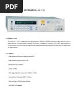 FM/ Am Signal Generator: Sg-1710