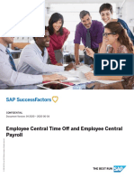 Employee Central Time Off and Employee Central Payroll PDF