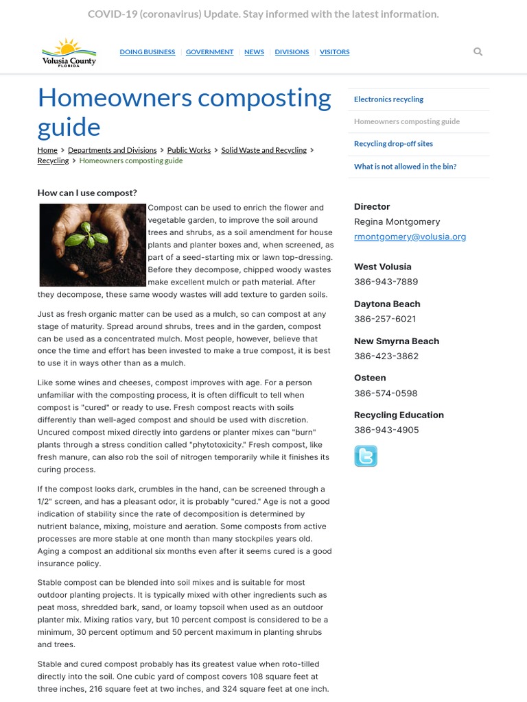 Homeowners Composting Guide | PDF | Compost | Mulch