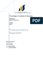 Transacciones SQL