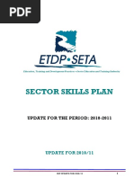 Sector Skills Plan 2010-2011 Revision 321