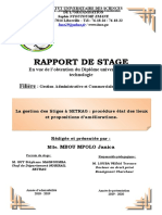 Rapport de Stage de Miss Janica