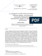 A Contingency Model of The Association B 2