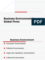 Business Environment for Global Firms111