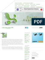 WWW - Excel Avanzado - Com - 31476 - Copiar y Pegar Celdas en Vba - HTML