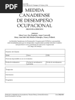 Escala COTE en Terapia Ocupacional | PDF | Toma de decisiones | Aprendizaje