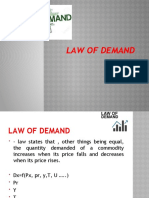 Law of Demand - Unit 2