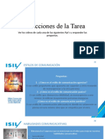 Instrucciones de La Tarea