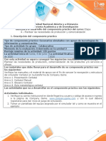 Guía para El Desarrollo Del Componente Práctico y Rúbrica de Evaluación - Unidad 3 - Etapa 4 - Plantear Las Necesidades de Producción y Comercialización