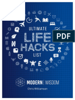 Modern Wisdom - Ultimate Life Hacks List by chriswillx