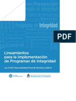  Programas de Integridad de La Oficina Anticorrupción