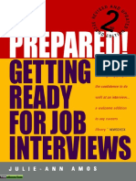 Julie-Ann Amos-Be Prepared! - Getting Ready For Job Interviews-How To Books (2007) PDF