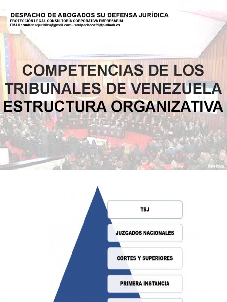 Estructura y Competencias de Tribunales en Venezuela | PDF ...