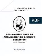 Reglamento para Adquisicion PDF