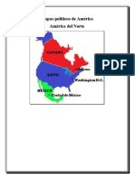 Mapa Politico de Ameria de Carlos Isaac