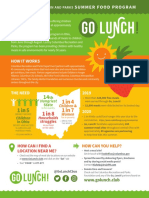 Go, Lunch! Fact Sheet