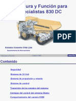 Estructura y Función para Especialistas 830E - DC Eléctrico