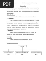 Networks: Network Criteria