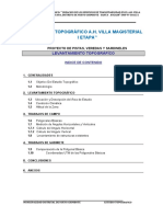 Informe Topográfico Tres de Octubre