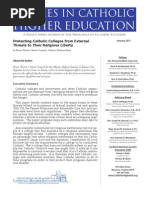 Download Protecting Catholic Colleges from External Threats to Their Religious Liberty by Center for the Study of Catholic Higher Ed SN46682121 doc pdf