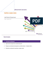Audit Secteur Bancaire - Gestion Des Comptes Clients PDF