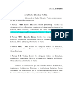Informe Computos Metricos de Ciudad Educativa