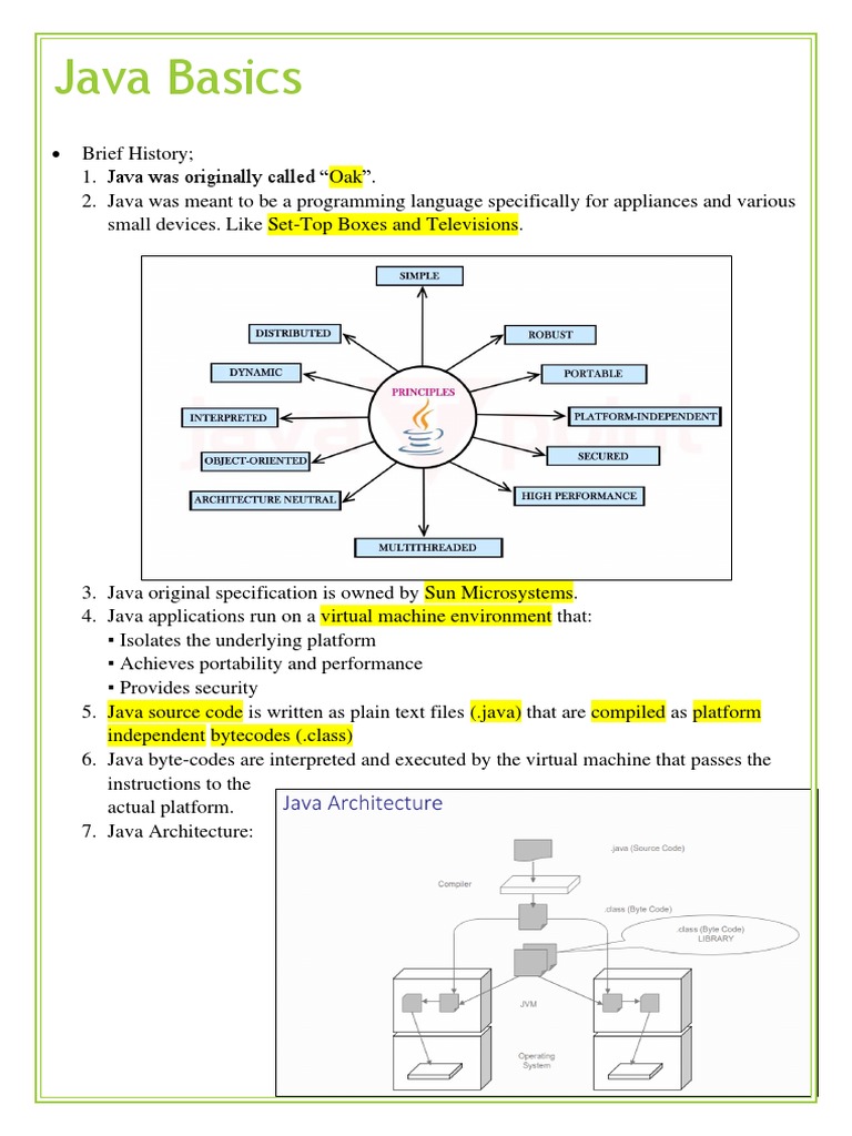 Java Basics | PDF | Class (Computer Programming) | Inheritance (Object ...