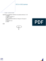 Quiz Question Set-2 (LBJ - PLT & OOP)