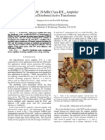 A 2.7-Kw, 29-Mhz Class-E/F Amplifier With A Distributed Active Transformer