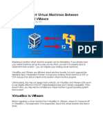 How To Convert Virtual Machines Between VirtualBox and VMware PDF
