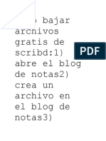 Como bajar archivos gratis .docx