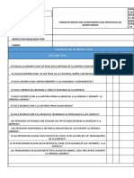 Formato Inspeccion Cumplimiento Del Protocolo de Bioseguridad