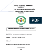 Dimensiones de La Gestion Educativa