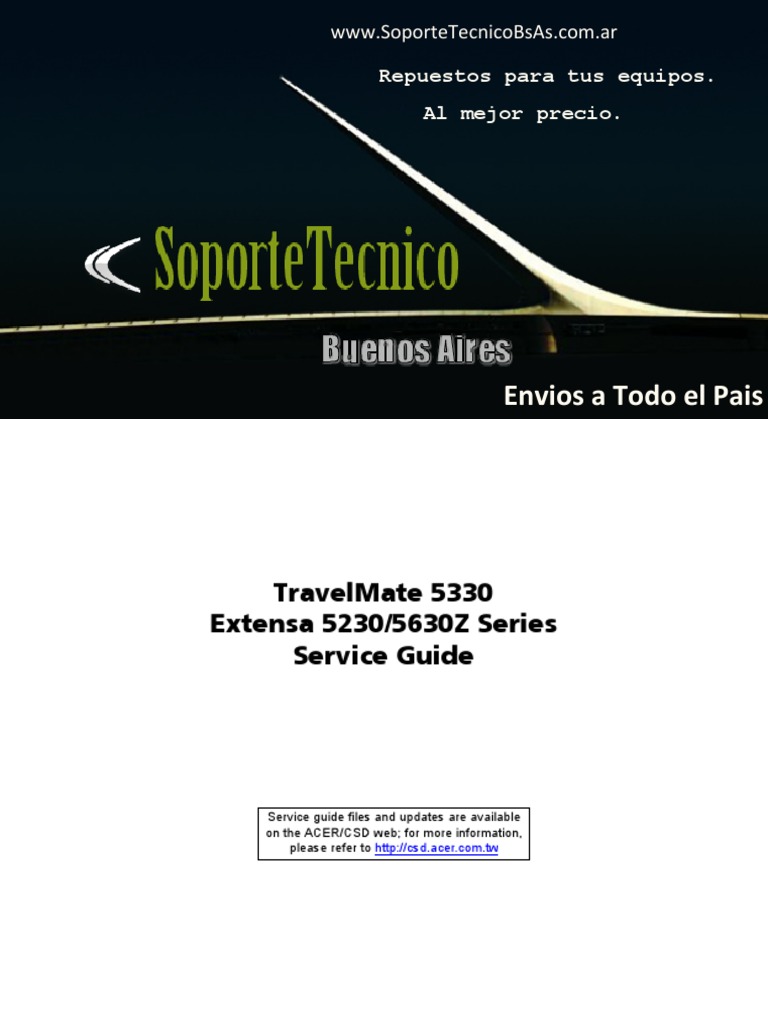 163 Service Manual -Travelmate 5330 Extensa 5230 5630z | Cd Rom | Computer  Keyboard