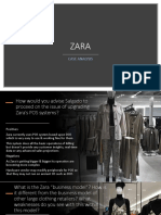 Zara Case Analysis 