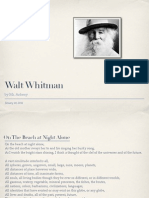 Poet - Walt Whitman