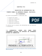 Análisis y Selección de Alternativas para Diseño de Puente