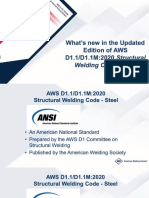 AWS D1.1 2020 Changes