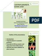 Potential of Plants in Cosmetic Industry - Gurib-Fakim IPUF Presentation (Compatibility Mode)