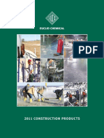 2011 Euclid Chemical Construction Products Catalog PDF