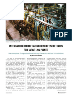 Integrating Refrigerating Compressor Trains For Large LNG Plants