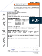Stainless Steel Electrode Technical Data Sheet