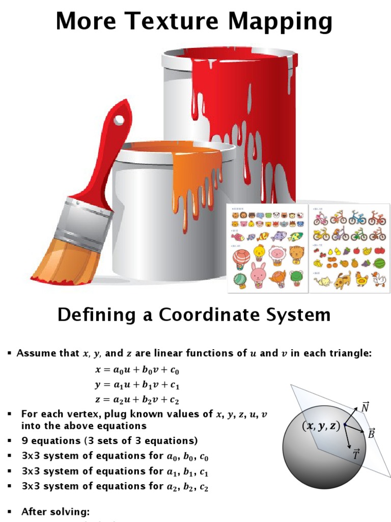 Class 10 More Texture Mapping PDF | PDF | Texture Mapping | Computer ...